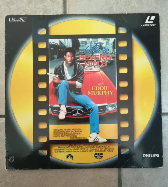 Vintage 1990 Laser Disc LE FLIC DE BEVERLY HILLS Eddie Murphy VF Pal