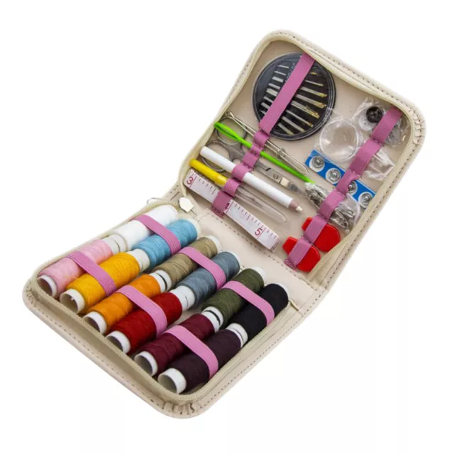 71Pcs DIY Hand Sewing Tools Set for Home & Travel (Assorted Colors)