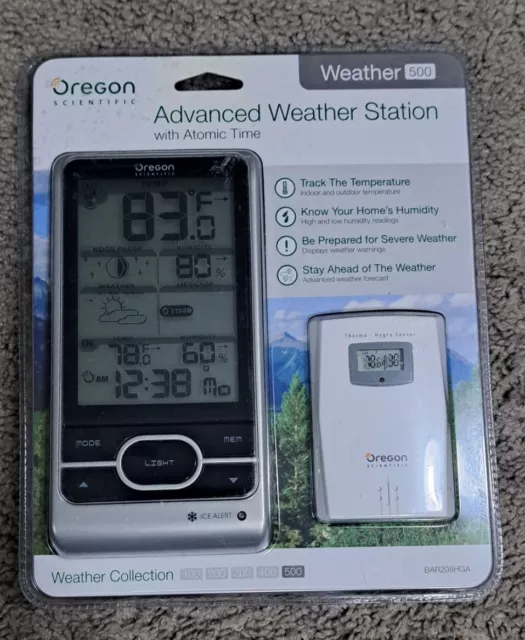 Oregon Scientific BAR208HGA Advanced Weather Station with Atomic Time