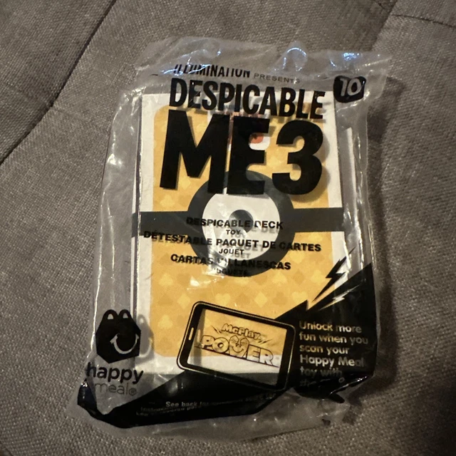 McDonald’s Despicable Me 3 Minions 2017 Happy Meal Toy Brand New Card Game
