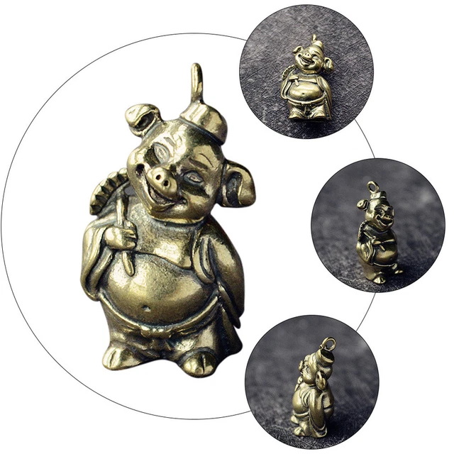 3 Pcs Charms Success Key Ring Bag Pendant Car Keys Keychain Manual 9