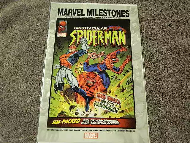 2005 MARVEL Milestones SPECTACULAR SPIDER-MAN - CAPTAIN BRITAIN /PSYLOCK - NM/MT