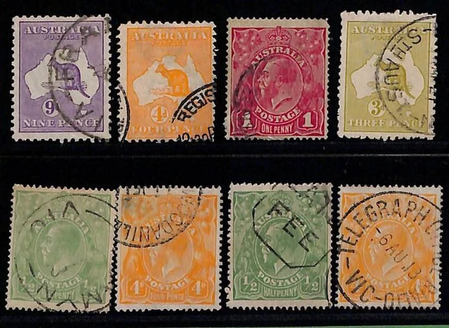 ZA0028d - AUSTRALIA  - STAMP - Small Lot of USED stamps
