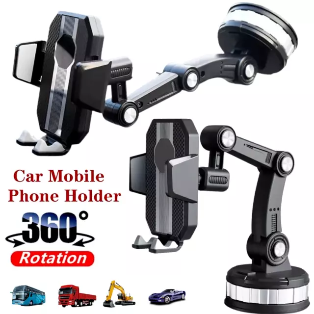 Universal Car Truck Mount Phone Holder Stand Dashboard/Windshield For Cell Phone