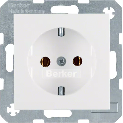 Berker S.1 polarweiß glänzend Steckdosen Schalter Taster UP Hager Rahmen Wippe