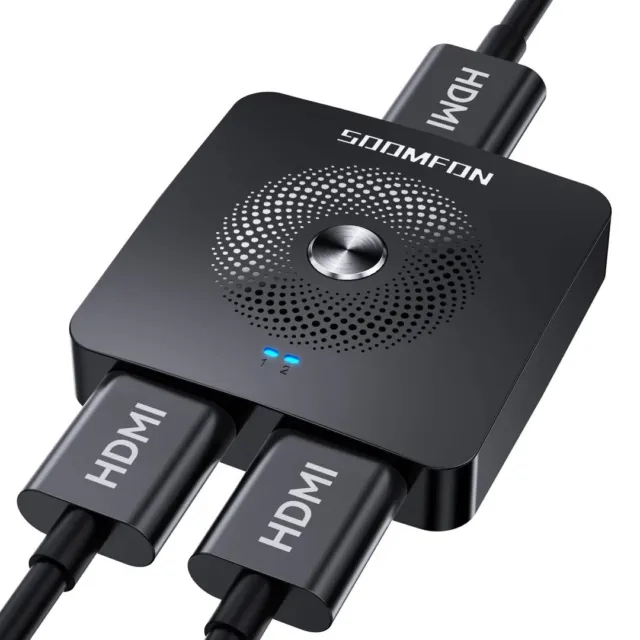 HDMI Switch 4K HDMI Splitter - SOOMFON HDMI Switch 4K@60Hz Bi-directional