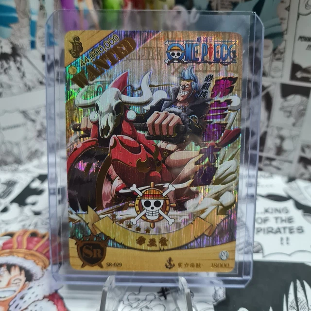 ONE PIECE RED Card Game FRANKY RUFY CREW Super Rare + Holo Foil Mint