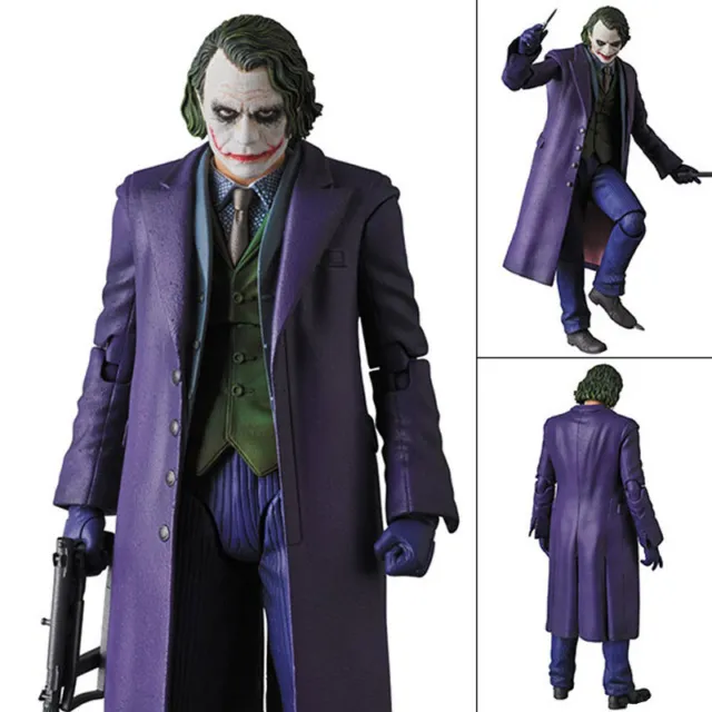 Nueva figura de acción SHF DC Comics Batman Caballero Oscuro Heath Ledger Joker 7" juguete