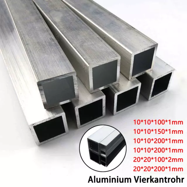 Tubo quadrato alluminio tubo quadrato alluminio fai da te modello materiale 100 mm 150 mm 200 mm