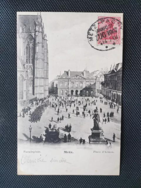 CPA 57 METZ - Place d'Armes
