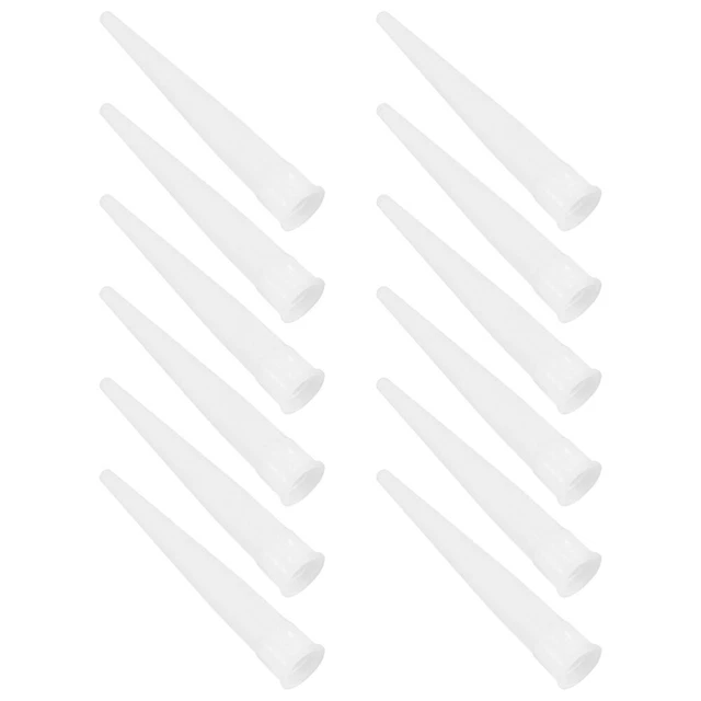 50 PCS PLASTIC Caulking Tools Extension Nozzle Tube Nozzles Soft Rubber £9.65 PicClick UK