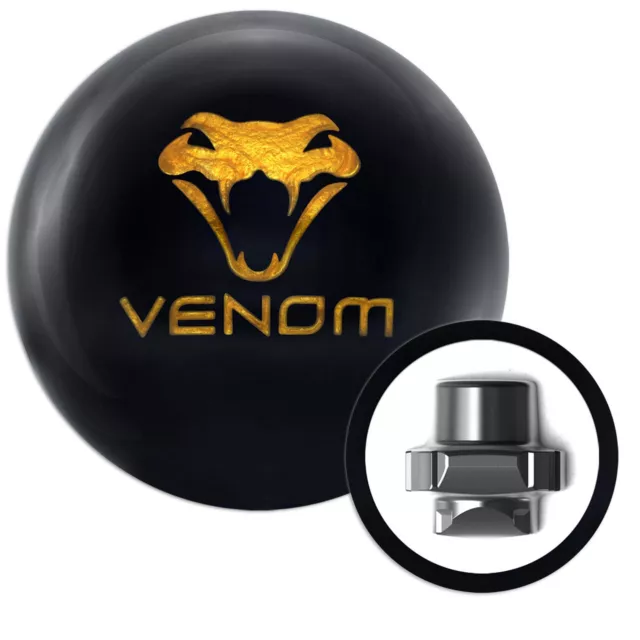 15LB MOTIV BLACK Venom Bowling Ball - Right Handed $121.26