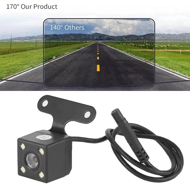 Telecamera vista posteriore auto 5 pin porta video 4 LED visione notturna qualit