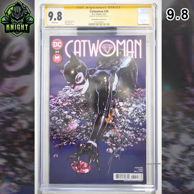 Cgc 9.8 Signed - Catwoman #39 - Sozomaika Variant Cover Edition Dc Comics 2022