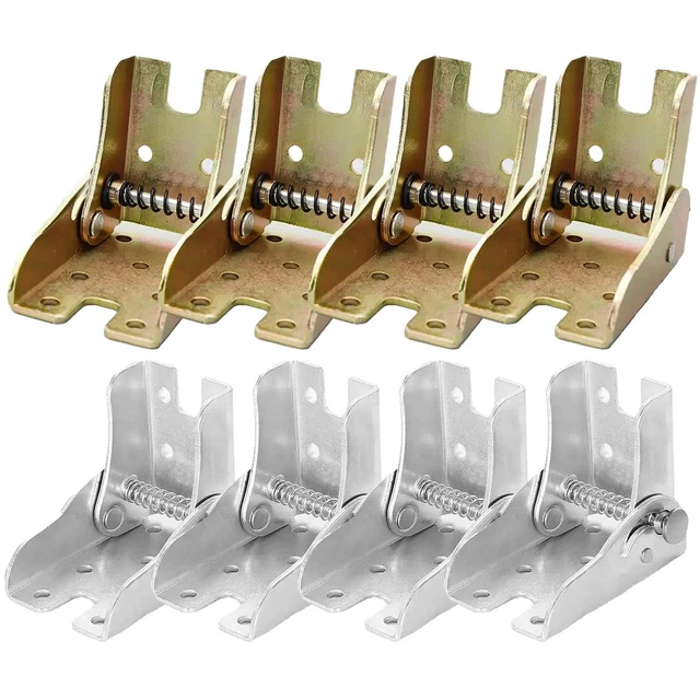 4PCS 90 DEGREE SelfLocking Folding Hinge Sofa Bed Lift Support