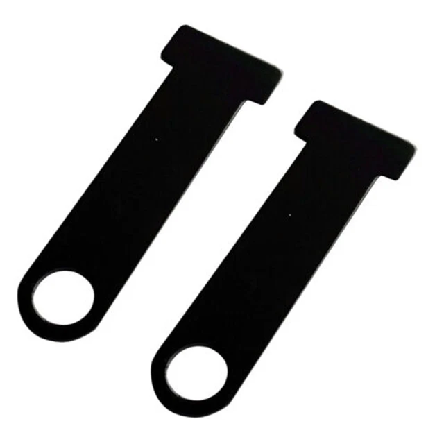 Open Face 2PCS Brand New Lock Buckles Foothold Black Easy To Lock Iron