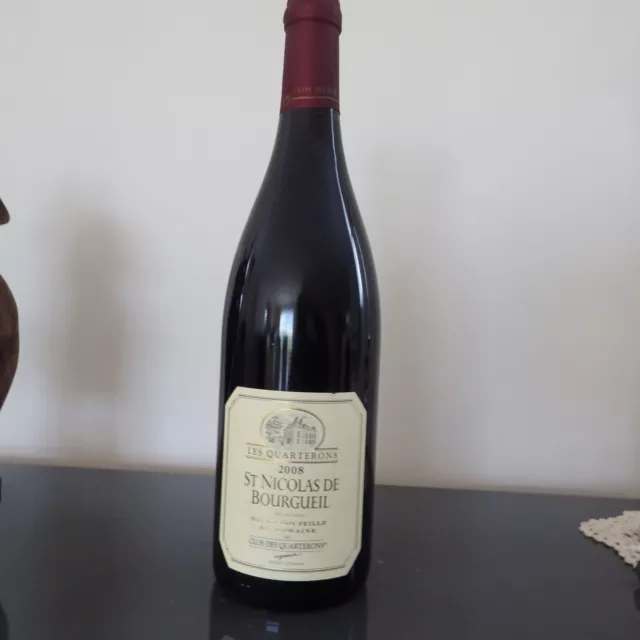 clos des quarterons saint nicolas de bourgueil rouge 2008 ( 12 à vendre )