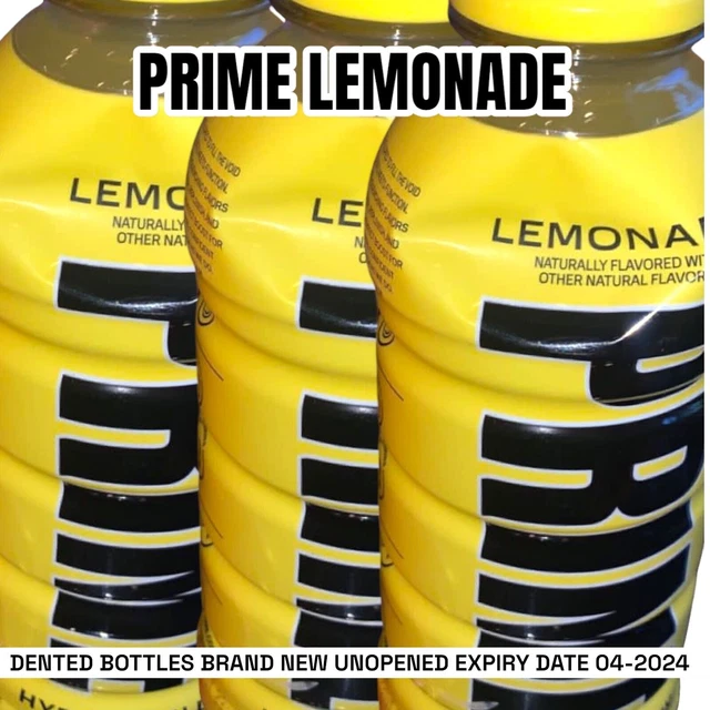 PRIME HYDRATION DRINK LEMONADE by Logan Paul & KSI Dent In Bottles