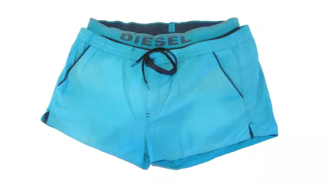 Diesel Beachwear Badehose Herren Gr XL 54 56 Türkis Beach Surf Boxer Shorts