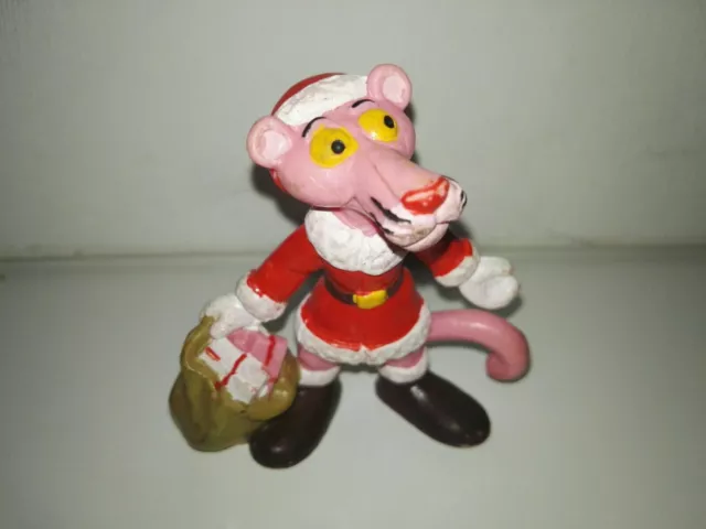Figure Pink Panther(Pantera rosa) Santa Claus /Pvc/Rubber 1983, Bully.Very rare