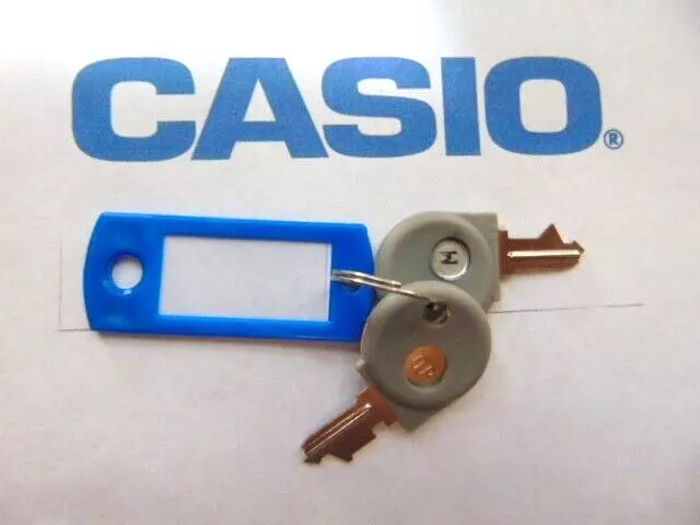 Set Casio Till Keys Master (M) Chiave Programma + Chiave Operatore (Op) Adatto Alla Maggior Parte Dei Modelli.