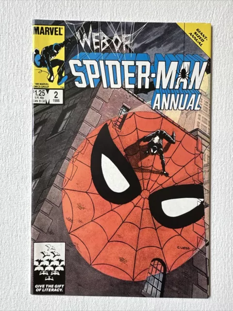 Web of Spider-Man #2 Annual Marvel 1986 NM/ NM+ 9.2/ 9.4 High Grade Vess Cover