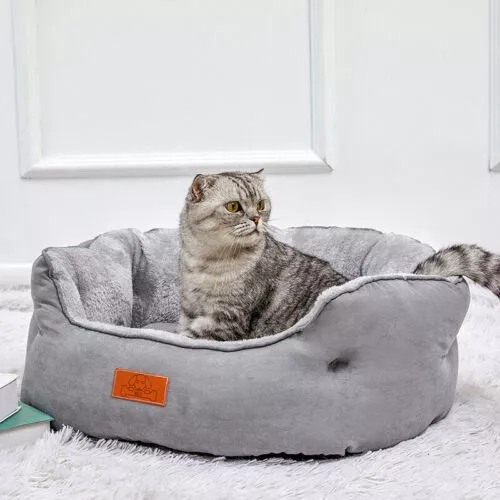 Cama para perro gato perro cama lavable suave cojín cálida para mascotas cesta para perro cama para perro