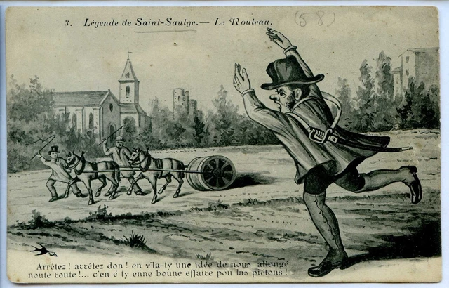 CP 58 NEVRE - Legend of Saint-Saulge - Le Rouleau