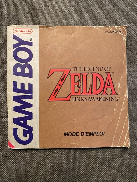 Notice De Game Boy Pour Zelda Link's Awakening - Version FAT Canadienne, état Correct