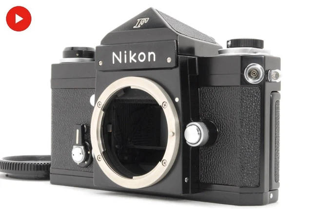 NIKON F APOLLO Eye Level Black F-36 Motor Drive Film Camera Late
