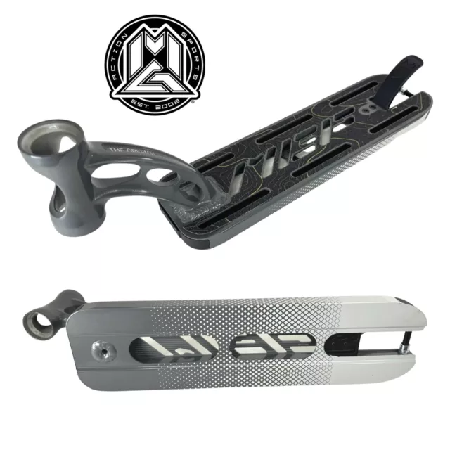 MGP Madd Gear MFX Mini Stunt-Scooter Park Roller Deck 4,5" x 18,1" 1238g grau