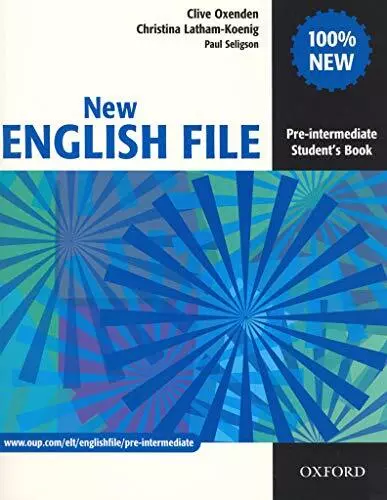 New English File: Pre-intermediate Student's Book... by Seligson, Paul Paperback