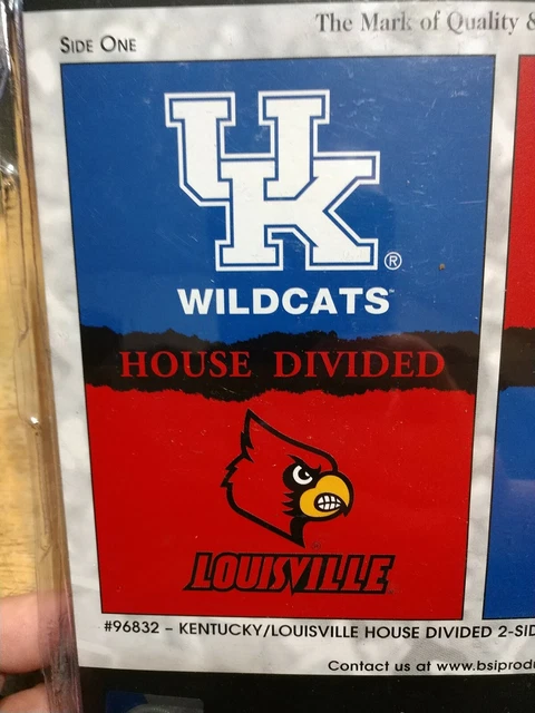 Kentucky Wildcats/Louisville Cardinals --House Divided--28" X 40"- Sports 3