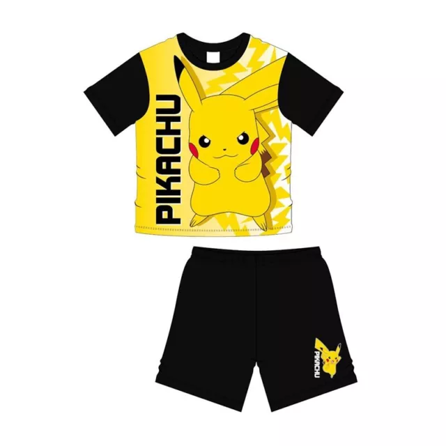 Official Pokemon Shorts Pyjamas Pjs Pajamas Boys Girls Kids Age 6 8 10 12