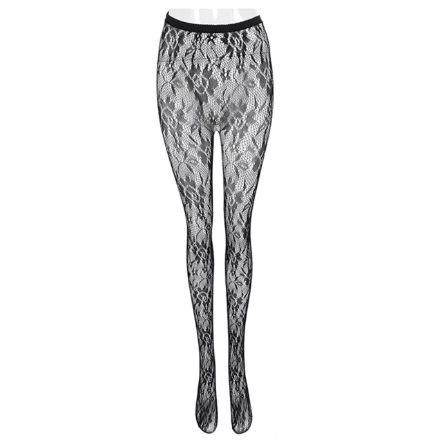 Soft Tights Lace Jacquard Pantyhose Stockings Q7S17158