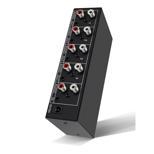 SPRODIO Stereo-zu-Mono Adapter – Ideal Für Audiomischung & Heimkino – RCA Anschluss