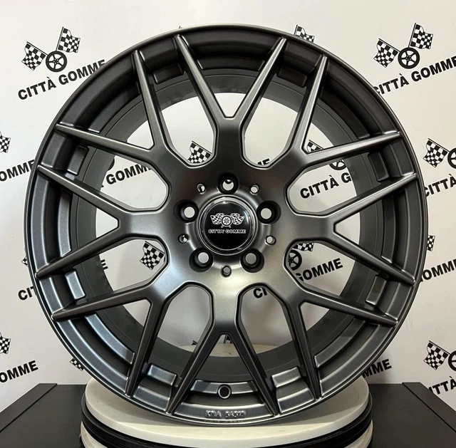 4 Jantes Alliage 18 Pouces GMP Vulcano Anthracite - Pour Mini Countryman/Paceman 2017, PCD 5x112