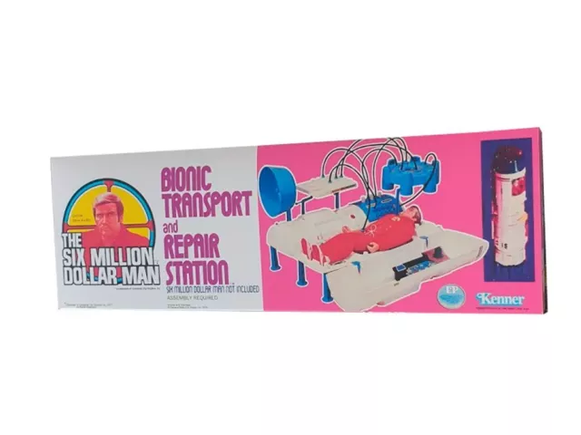 Kenner Six Million Dollar Man Bionic Transport and Repair Station Reproductio...