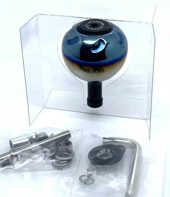 Gomexus GALAXY 41 Titanium Power Knob For Shimano Daiwa Penn Newell Fishing Reel