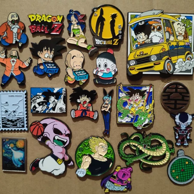 Dragon Ball Z Enamel Pins Lot Anime Cartoon Collectibles You Choose Which