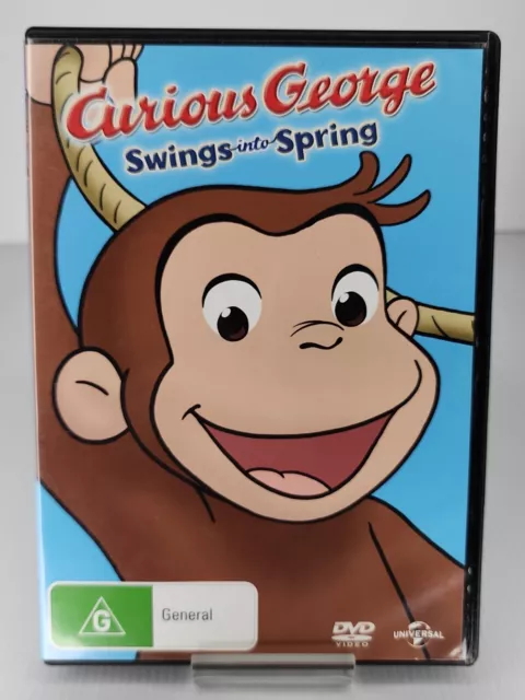 Curious George Swings Into Spring DVD, 2013 childrens kids animation cartoon