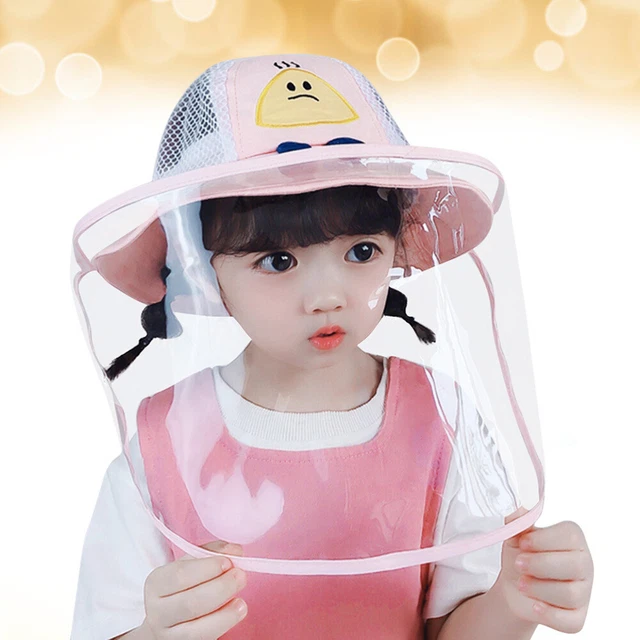 Cappello da pescatore antipolvere occhiali di sicurezza visiera bambino bambino neonato maschera viso