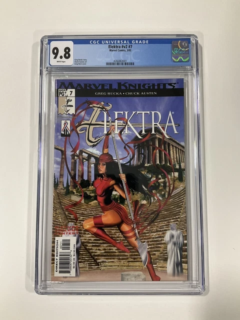 Elektra v2 #7 CGC 9.8 White Pages 2002 Marvel