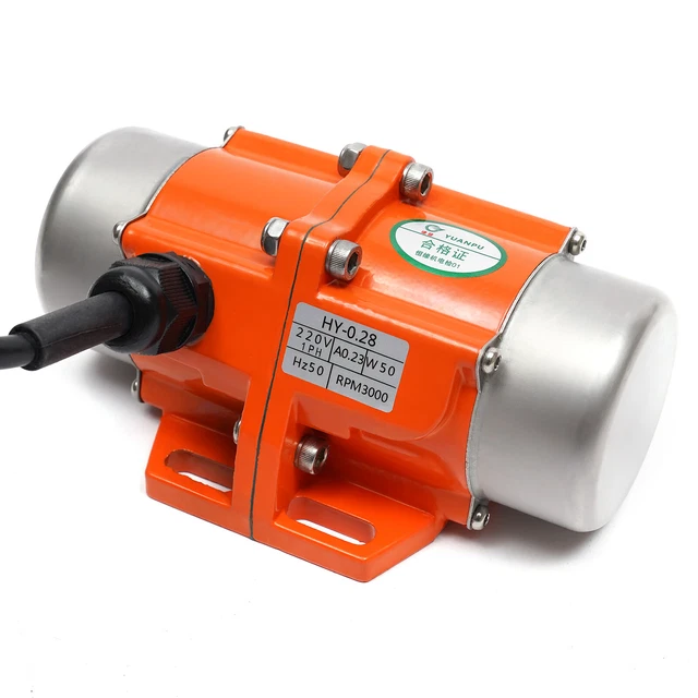 Motore Elettrico Vibrante 100W 3000RPM Con Regolatore Di Velocità | HY-100 In Alluminio E Rame Puro | Uso Industriale E Commerciale, IP65 - 3