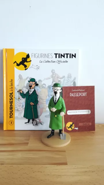 Figurine Tintin - n°03 Tournesol à la bêche