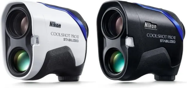 Nikon COOLSHOT Pro II Stabilized Golf Laser Rangefinder White Black Japan