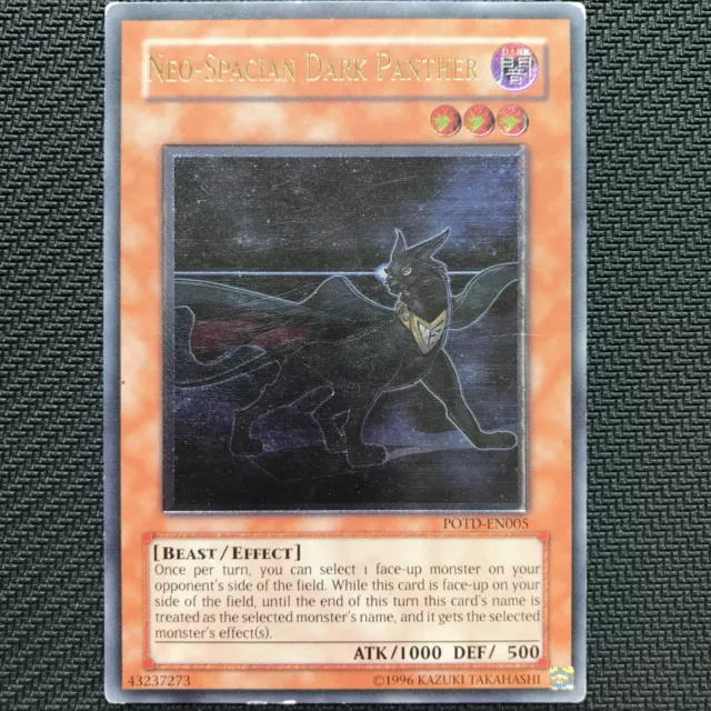 NEO-SPACIAN DARK PANTHER POTD-EN005 1st Edition Euro Ultimate Rare