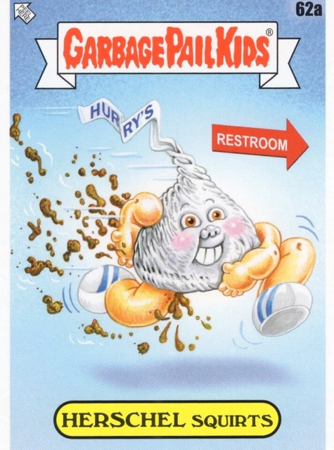 2021 GARBAGE PAIL KIDS GPK FOOD FIGHT BASE HERSCHEL SQUIRTS 62a NM