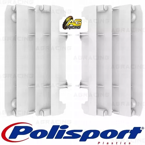 Polisport Radiator Louvres Grills White For Yamaha YZ 125 YZ 250 2005-2019