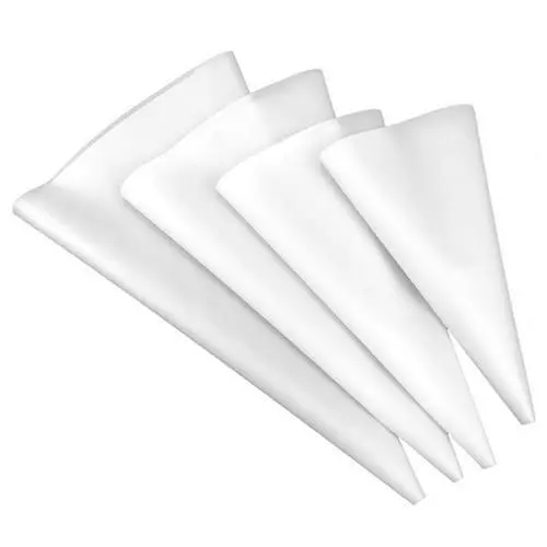 Vdl Silicone Piping Bags Set Of 4 Reusable  Assorted Sizes 10 12 14 16"